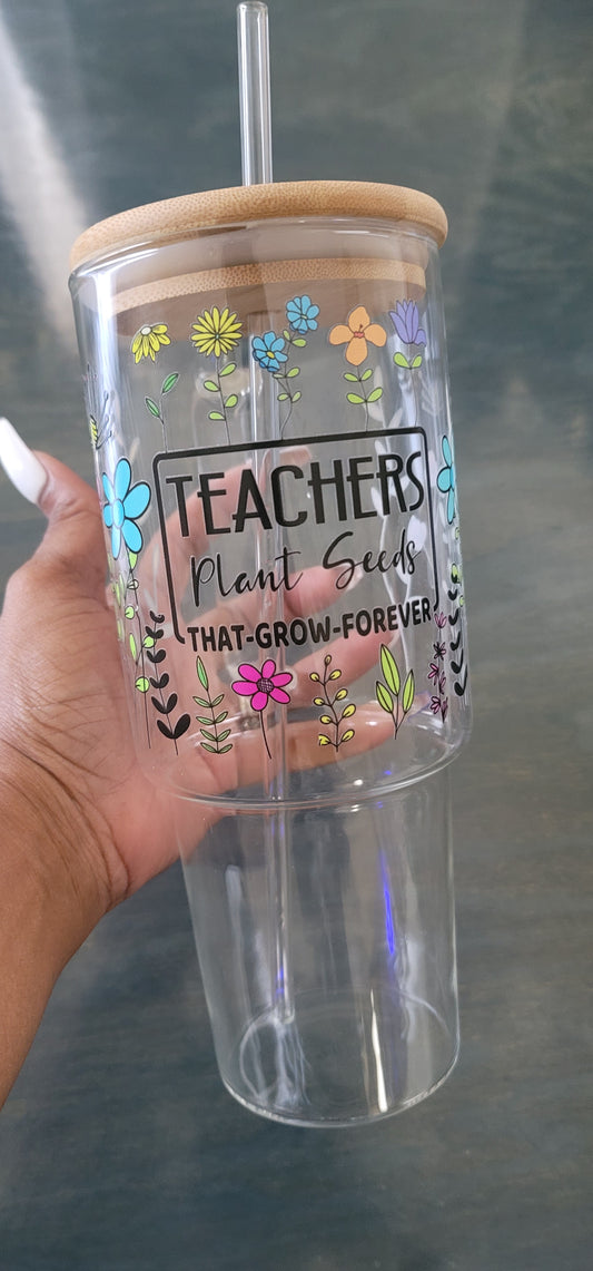 Teacher Glass Tumbler